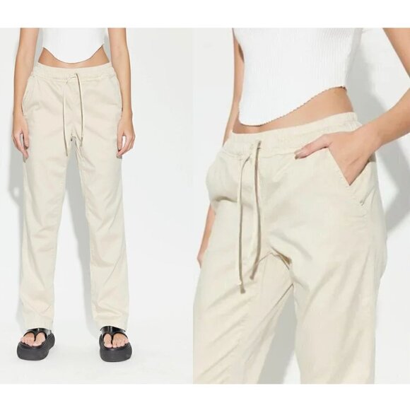 COTTON CITIZEN London Trouser in Oatmeal Size Small